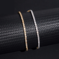 Moissanite Tennis Bracelet - 2mm D-VVS1 (925 Sterling Silver)
