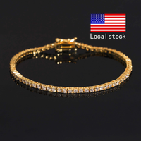 Moissanite Tennis Bracelet - 2mm D-VVS1 (925 Sterling Silver)