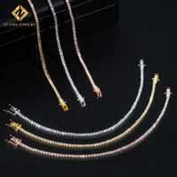 Moissanite Tennis Bracelet — 2mm D-VVS1, GRA-Certified (925 Sterling Silver)