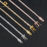 Moissanite Tennis Bracelet — 2mm D-VVS1, GRA-Certified (925 Sterling Silver)