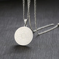 Seven Archangels Seal Pendant Necklace — Stainless Steel (Gold / Silver / Black)