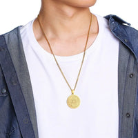 Seven Archangels Seal Pendant Necklace — Stainless Steel (Gold / Silver / Black)