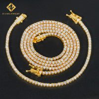 Moissanite Tennis Bracelet — 2mm D-VVS1, GRA-Certified (925 Sterling Silver)