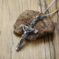 Crucifix Cross Necklace — Gold & Silver Non-Tarnish Stainless Steel