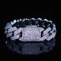 Iced CZ Miami Cuban Chain — 20mm Two-Tone