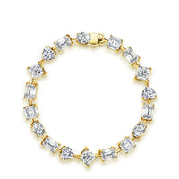 Full Moissanite Tennis Bracelet — D-Color (925 Sterling Silver)