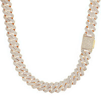 Iced CZ Miami Cuban Chain — 20mm Two-Tone