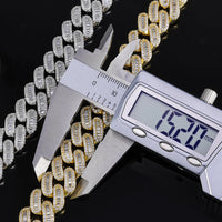 Iced CZ Cuban Bracelet — 15mm Chunky, Hip-Hop