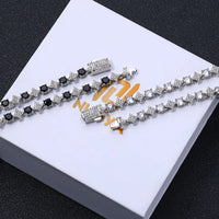 Iced-Out Tennis Chain — 6mm CZ Sparkle, 18K Gold-Plated (Necklace & Bracelet)