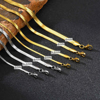 Blade Snake-Chain Bracelet — High-Polish Adjustable Stainless Steel