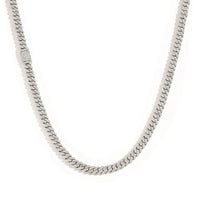 Iced CZ Cuban Necklace — 6mm Single-Row Zircon