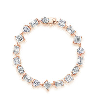 Full Moissanite Tennis Bracelet — D-Color (925 Sterling Silver)