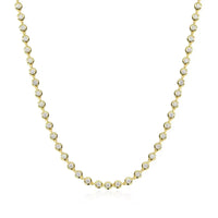 Full Moissanite Tennis Necklace — 3mm D-Color, GRA-Certified (925 Silver)