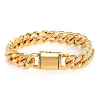 Cuban Link Chain — 8–14mm, 18K Gold PVD Stainless Steel