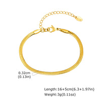 Blade Snake-Chain Bracelet — High-Polish Adjustable Stainless Steel