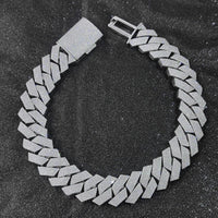 7-Row Iced CZ Cuban Chain — 30mm Statement