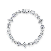 Full Moissanite Tennis Bracelet — D-Color (925 Sterling Silver)
