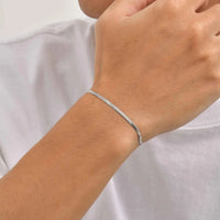 Blade Snake-Chain Bracelet — High-Polish Adjustable Stainless Steel