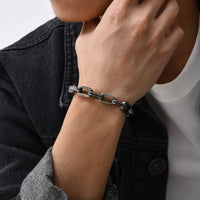 Men's Paperclip Chain Bracelet — Non-Tarnish Stainless Steel (Gold / Silver / Black / Gunmetal)