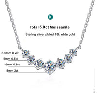 Moissanite Pendant Necklace — D-VVS1, 18K Yellow Gold-Plated (925 Silver)