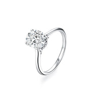 Oval-Cut Moissanite Ring — 2ct D-VVS1 (925 Sterling Silver)