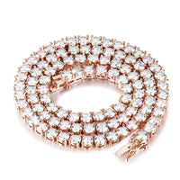 Moissanite Tennis Necklace — 2 to 6.5mm D-Color, GRA-Certified (925 Silver)