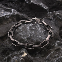 Men's Paperclip Chain Bracelet — Non-Tarnish Stainless Steel (Gold / Silver / Black / Gunmetal)