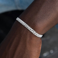 Iced CZ Miami Cuban Bracelet — 6mm Bling