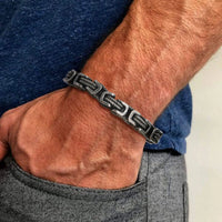 Byzantine Chain Bracelet — Bold Vintage Stainless Steel (Gold / Silver / Black / Gunmetal)