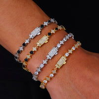Iced-Out Tennis Chain — 6mm CZ Sparkle, 18K Gold-Plated (Necklace & Bracelet)