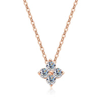 Dainty Moissanite Pendant Necklace — 0.4ct D-VVS1, GRA-Certified (925 Silver)