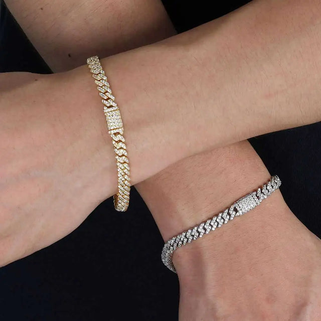 Iced CZ Miami Cuban Bracelet — 6mm Bling