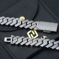 Prong-Set Iced CZ Cuban Chain — 16mm Chunky (Gold / Silver)