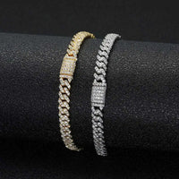Iced CZ Miami Cuban Bracelet — 6mm Bling
