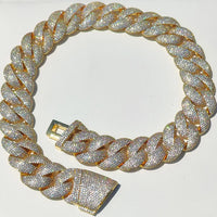 6-Row Iced CZ Cuban Chain — 24mm Bubble (Gold / Silver)