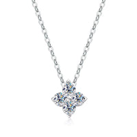 Dainty Moissanite Pendant Necklace — 0.4ct D-VVS1, GRA-Certified (925 Silver)