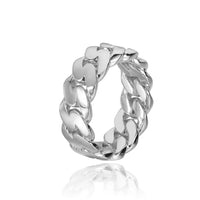 Cuban Link Ring — 8mm, 18K Gold-Plated Stainless Steel