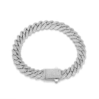 2-Row Iced CZ Cuban Chain — 8mm Thin (Gold / Silver)