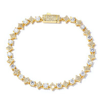 Iced-Out Tennis Chain — 6mm CZ Sparkle, 18K Gold-Plated (Necklace & Bracelet)
