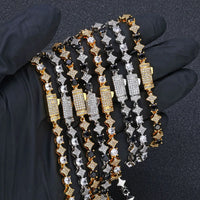 Iced-Out Tennis Chain — 6mm CZ Sparkle, 18K Gold-Plated (Necklace & Bracelet)