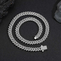 2-Row Iced CZ Cuban Chain — 8mm Thin (Gold / Silver)