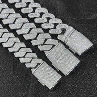 7-Row Iced CZ Cuban Chain — 30mm Statement