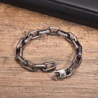 Men's Paperclip Chain Bracelet — Non-Tarnish Stainless Steel (Gold / Silver / Black / Gunmetal)