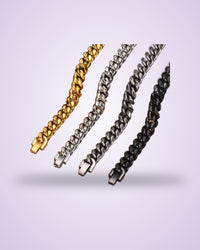 Gold Miami Cuban bracelet — Showtime Gems