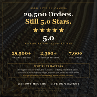 Showtime Gems — 29,500+ orders, 5.0 average rating, 2,300+ reviews on Whatnot