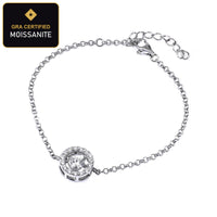 Moissanite Tennis Bracelet detail