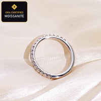 Half-Eternity Moissanite Band detail