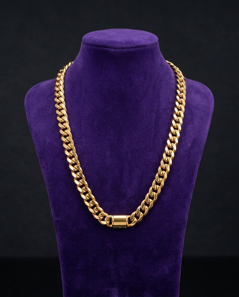 Cuban Link Chain 8-14mm PVD — Showtime Gems