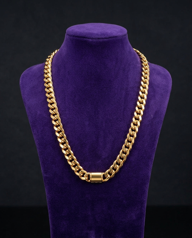Cuban Link Chain 8-14mm PVD — Showtime Gems
