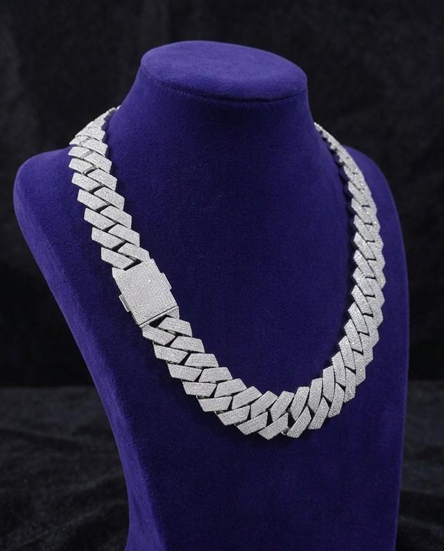 7-Row Iced CZ Cuban 30mm — Showtime Gems
